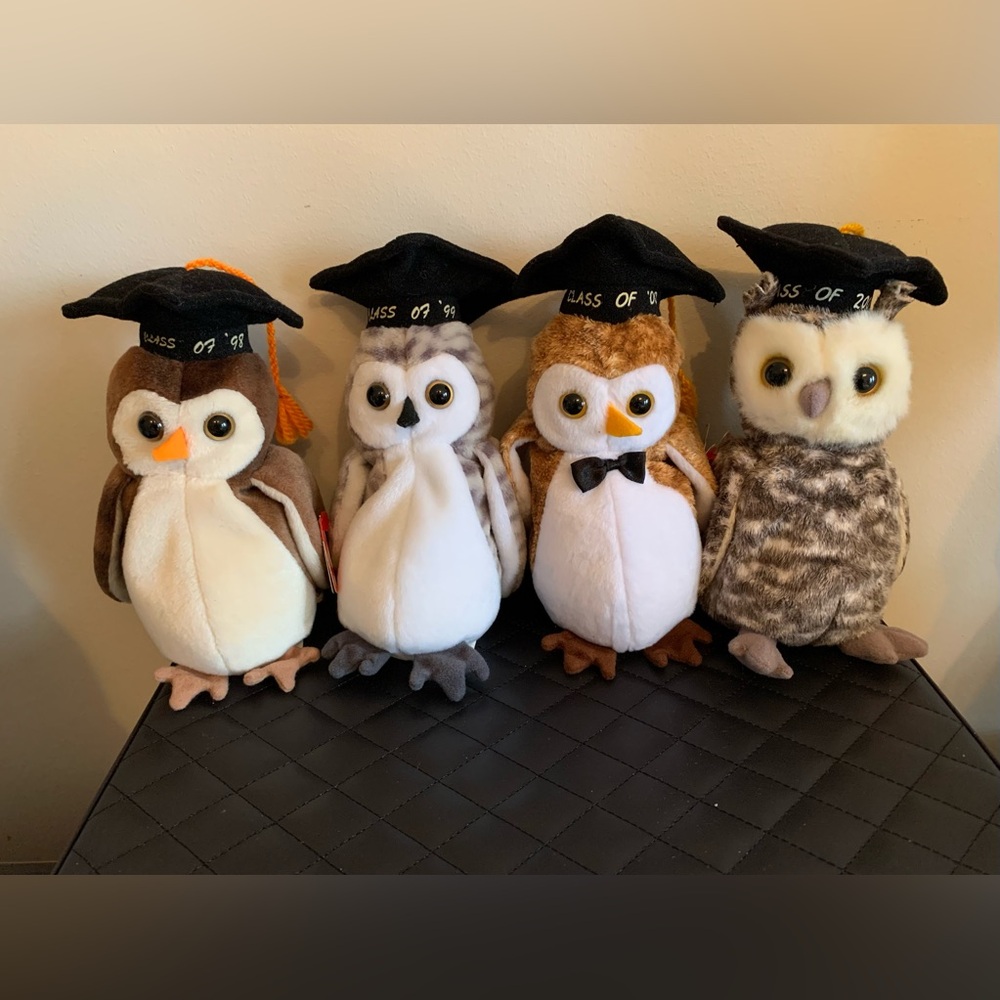 4 Beanie Babies